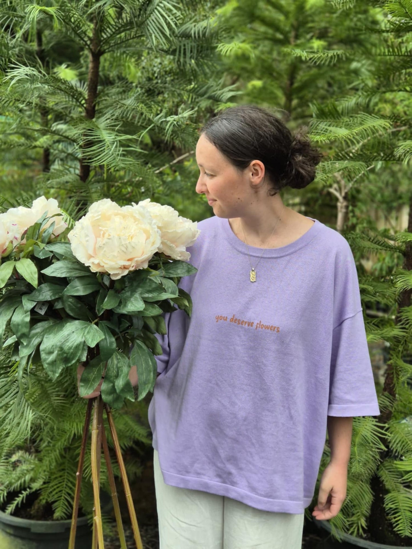 You Deserve Flowers T-Shirt Adults